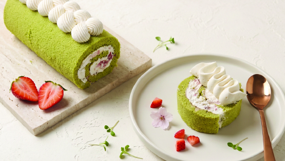 Matcha Cake Roll Recipe
